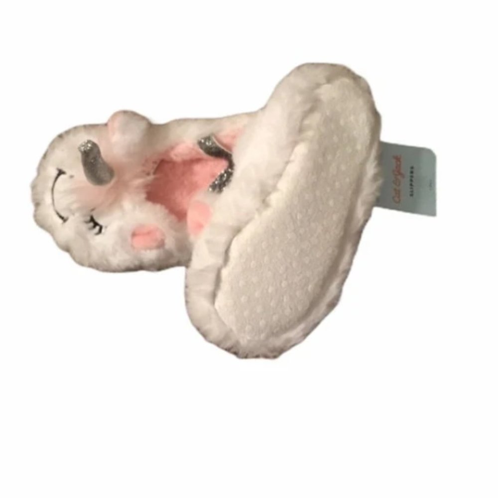 Cute fluffy comfy warm unicorns slippers - Picture 8 of 9